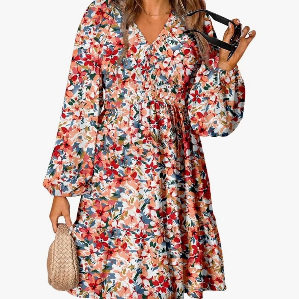 Floral Long Sleeve Dress